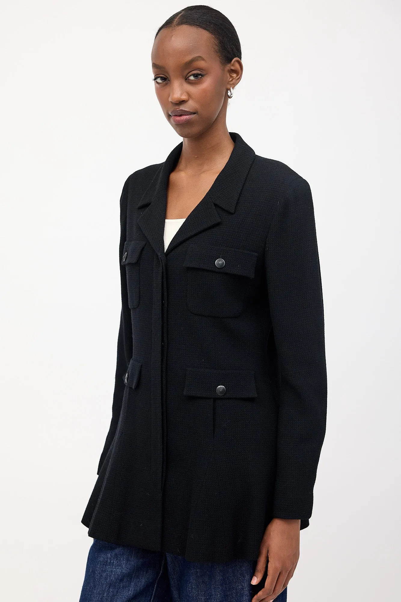 SS 2002 Wool Four Pocket Jacket sold by VSP Consignment product image thumbnail 4