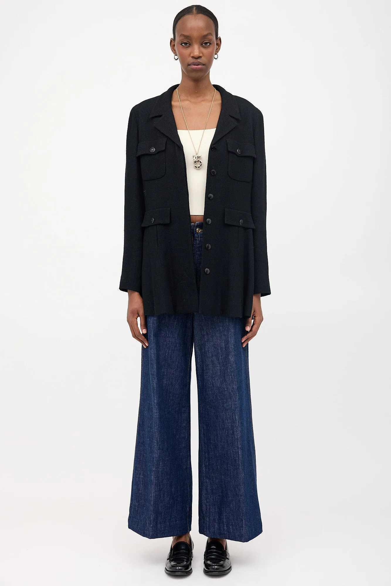 SS 2002 Wool Four Pocket Jacket sold by VSP Consignment product image thumbnail 2