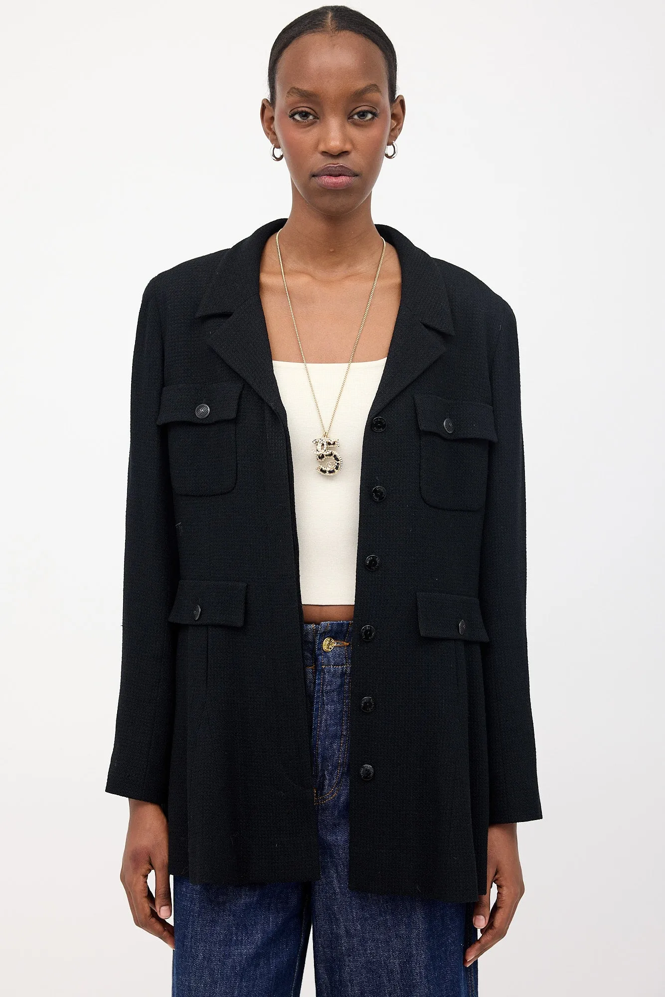 SS 2002 Wool Four Pocket Jacket sold by VSP Consignment product image thumbnail 3