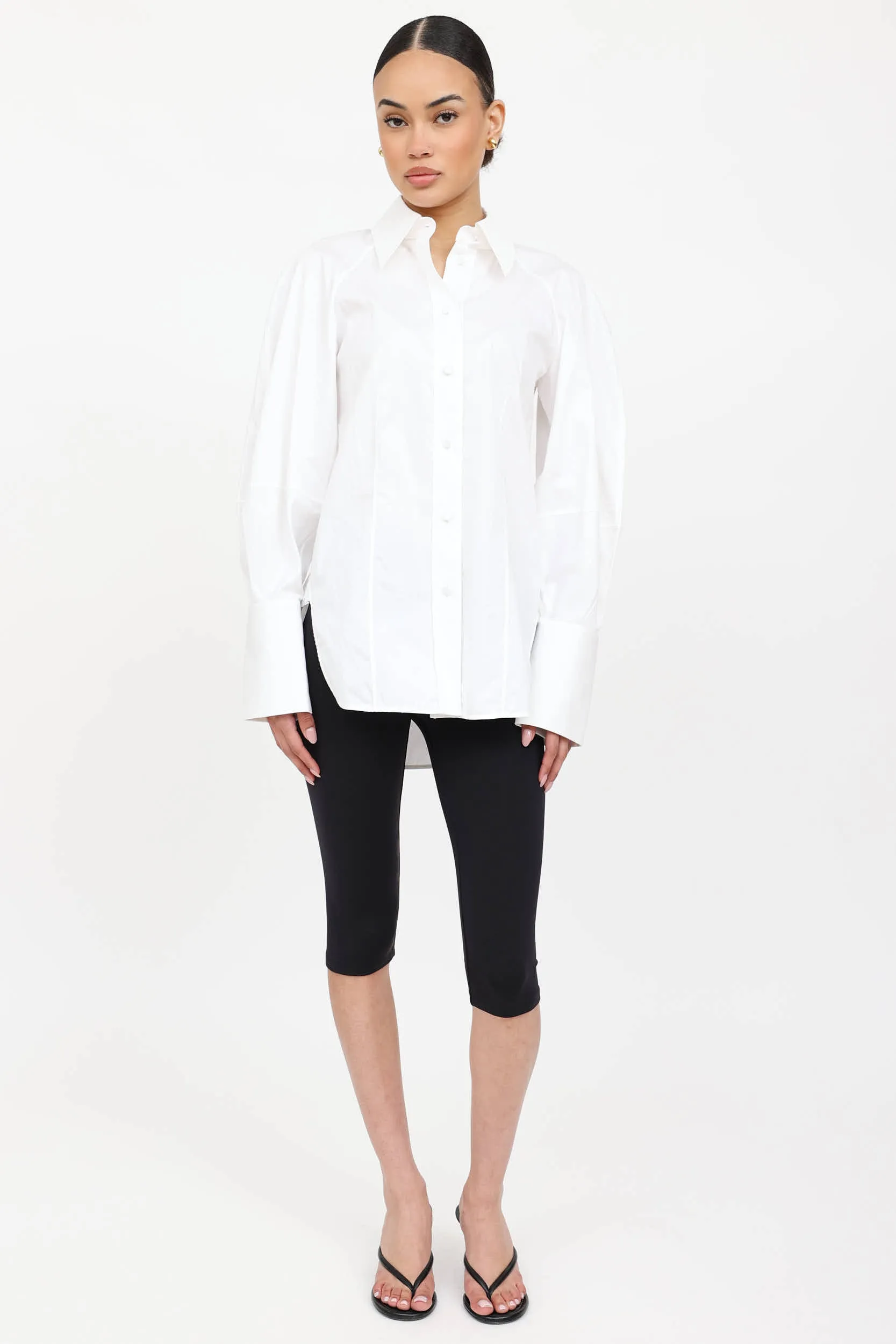 Cotton Button Up Shirt sold by VSP Consignment product image thumbnail 5