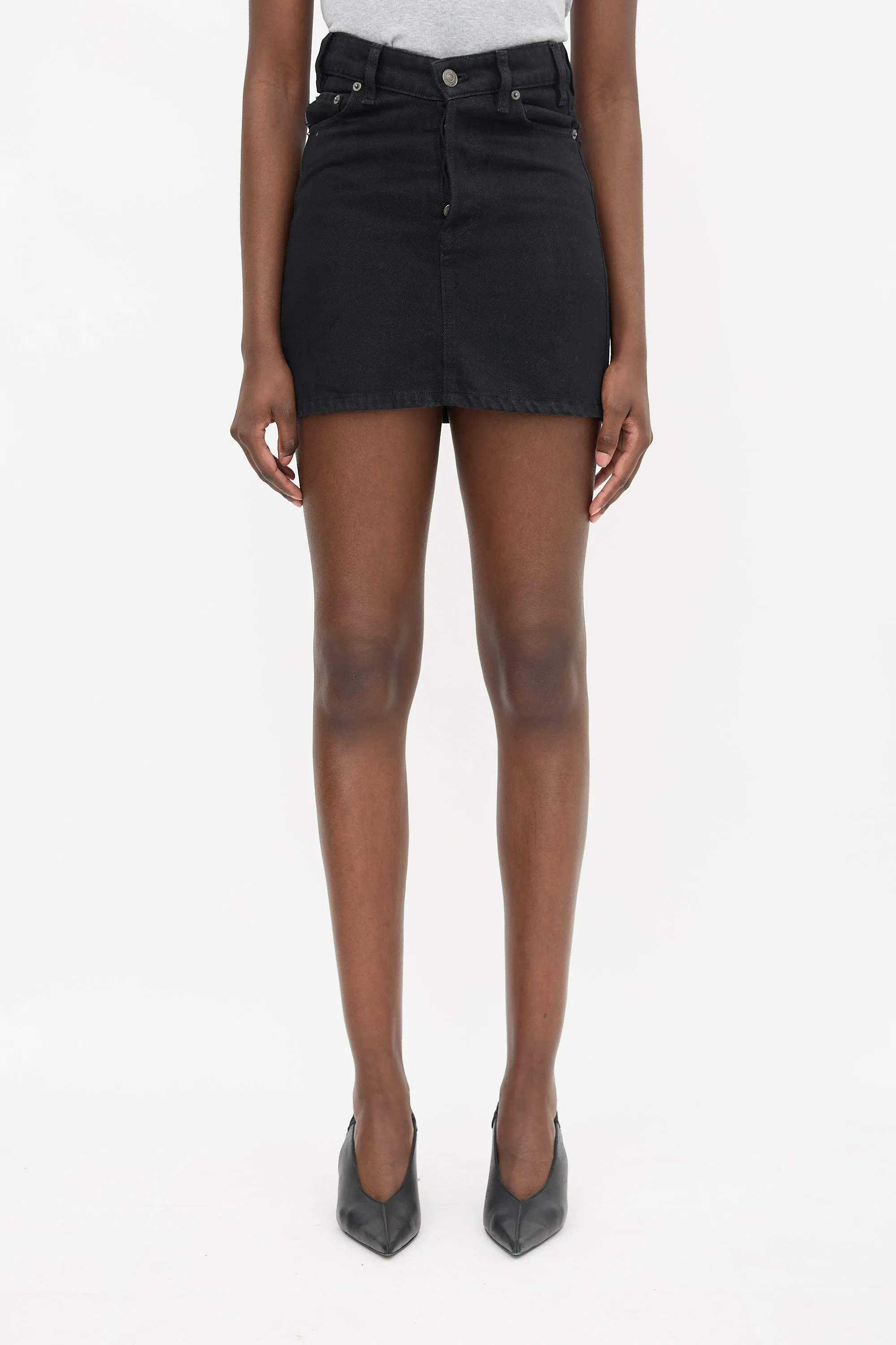 2018 Denim Mini Skirt sold by VSP Consignment