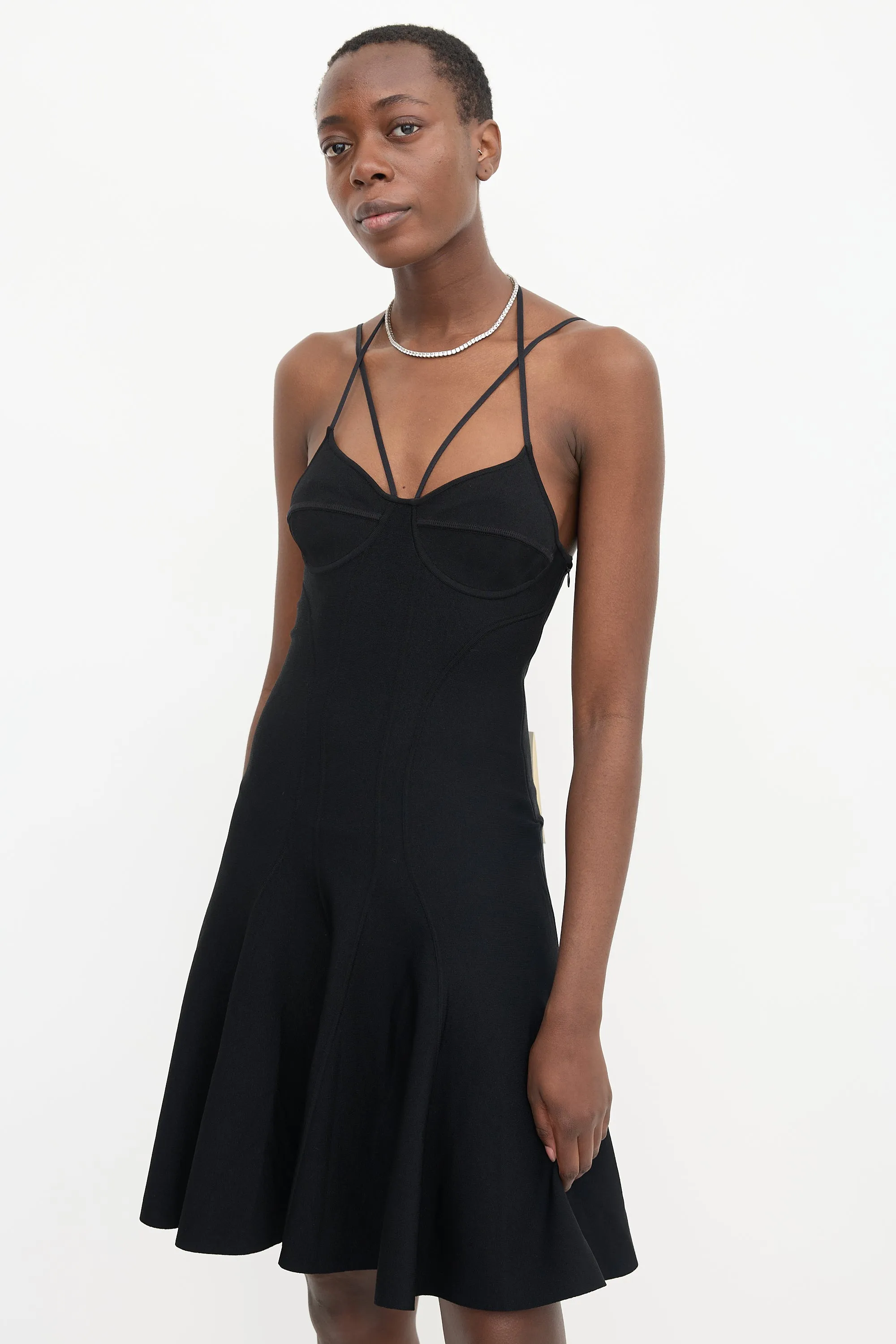 Knit Flared Dress sold by VSP Consignment product image thumbnail 3