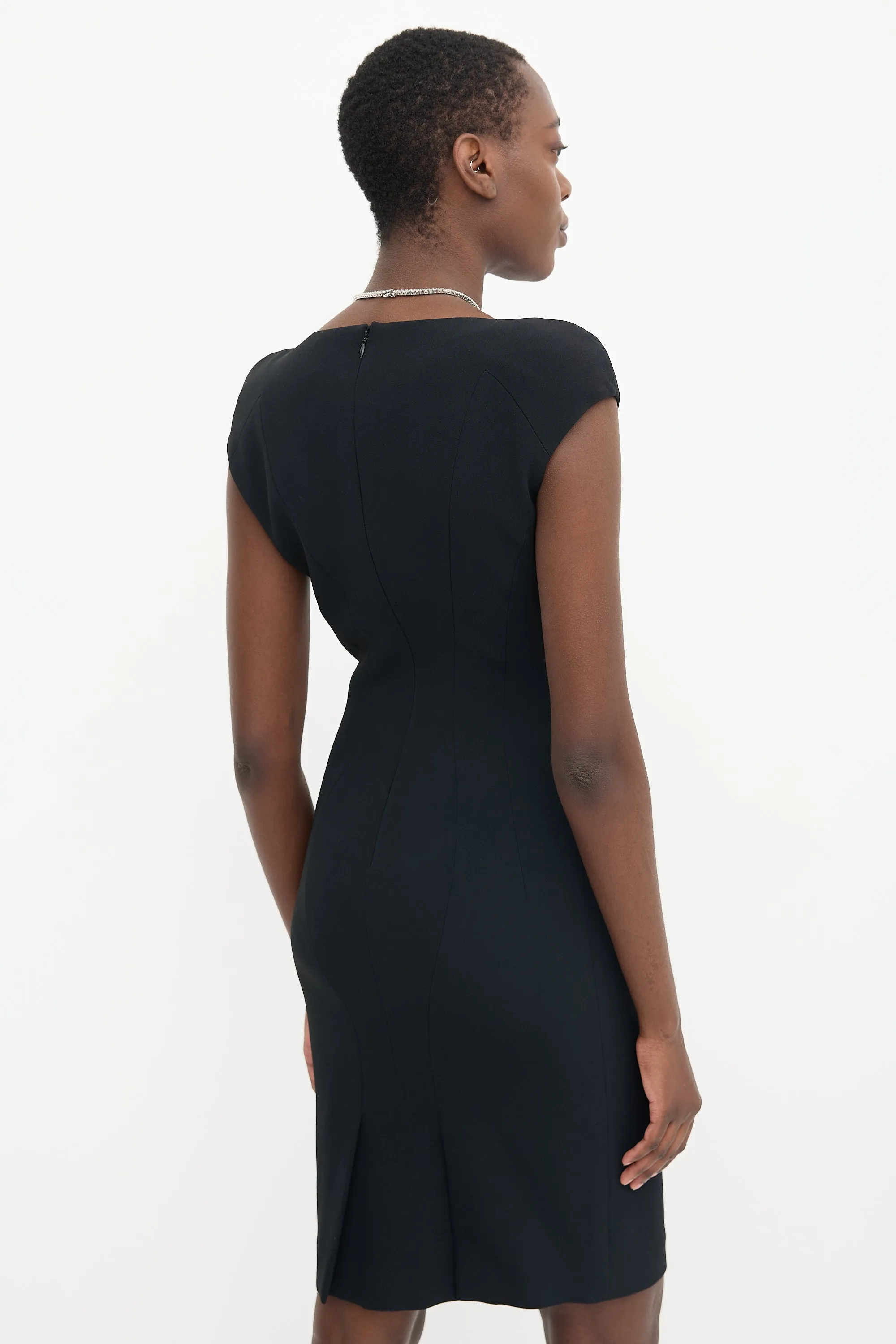 Crepe Sheath Dress sold by VSP Consignment product image thumbnail 4