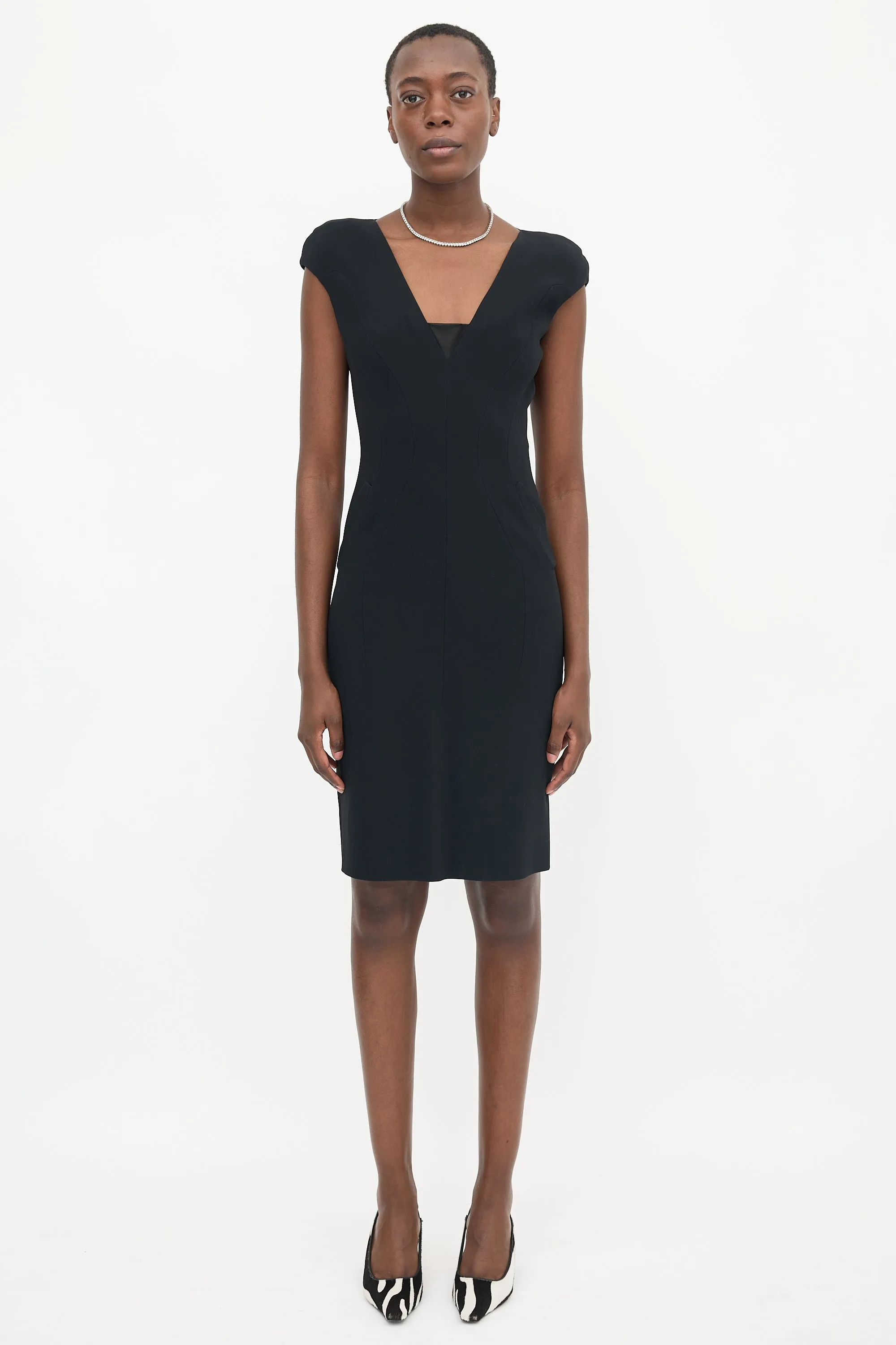 Crepe Sheath Dress sold by VSP Consignment product image thumbnail 2