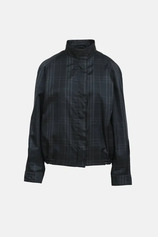 Nylon Check Jacket made by Burberry