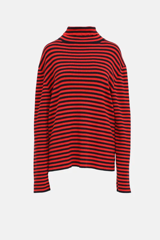 Striped Turtleneck Sweater made by Gucci