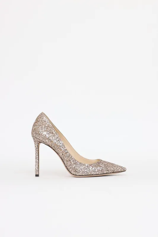 Glitter Romy Pump made by Jimmy Choo