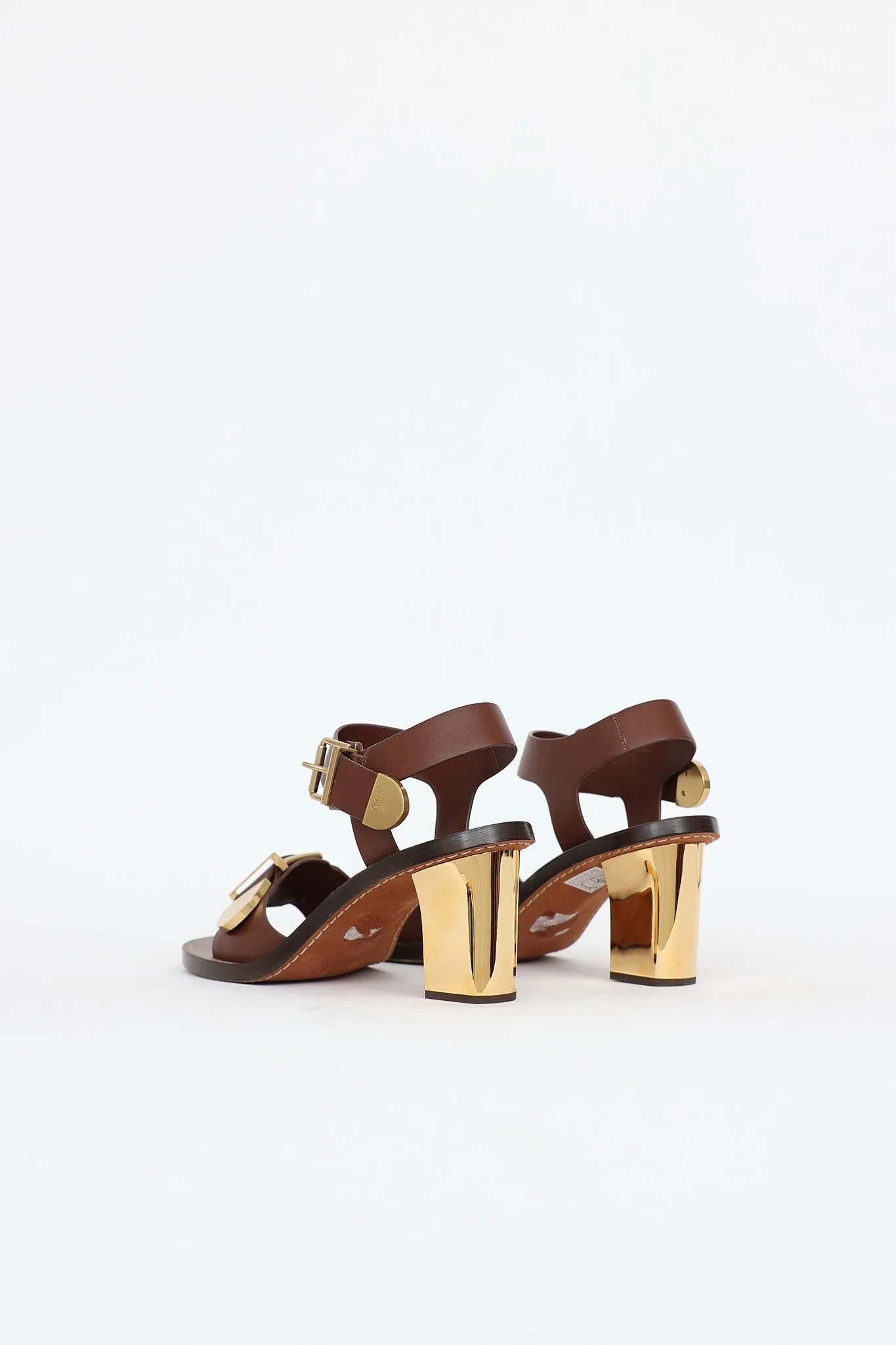 Leather Rebecca Sandal sold by VSP Consignment product image thumbnail 4