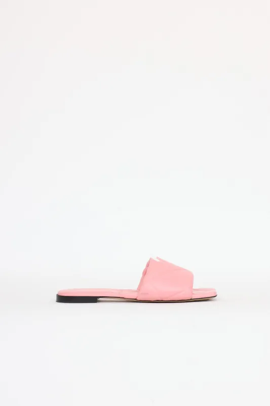 Leather Padded Slide made by Bottega Veneta
