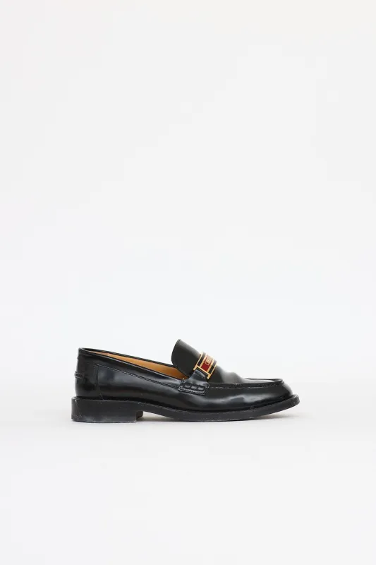 Leather Code Loafer made by Dior
