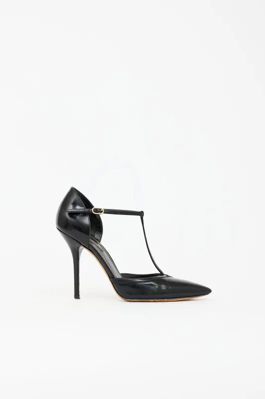 Leather Pointed Heel made by Dolce & Gabanna
