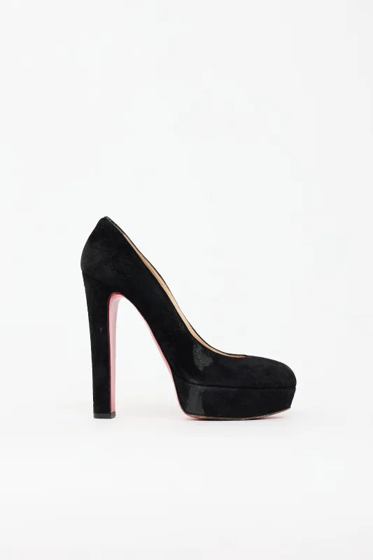 Suede Bibi 140 Pump made by Christian Louboutin