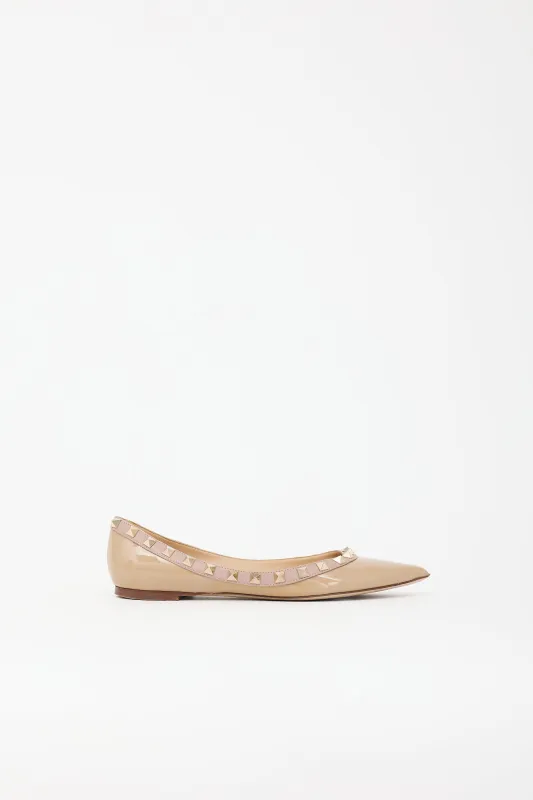 Patent Rockstud Flat made by Valentino