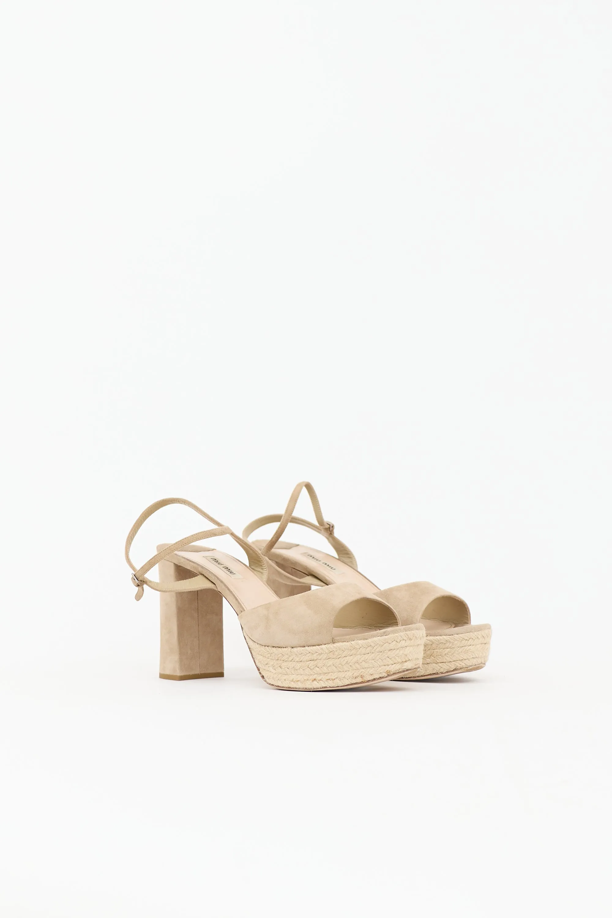 Suede Platform Sandal sold by VSP Consignment product image thumbnail 2