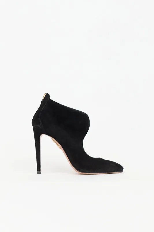 Suede Ella Heel made by Aquazzura