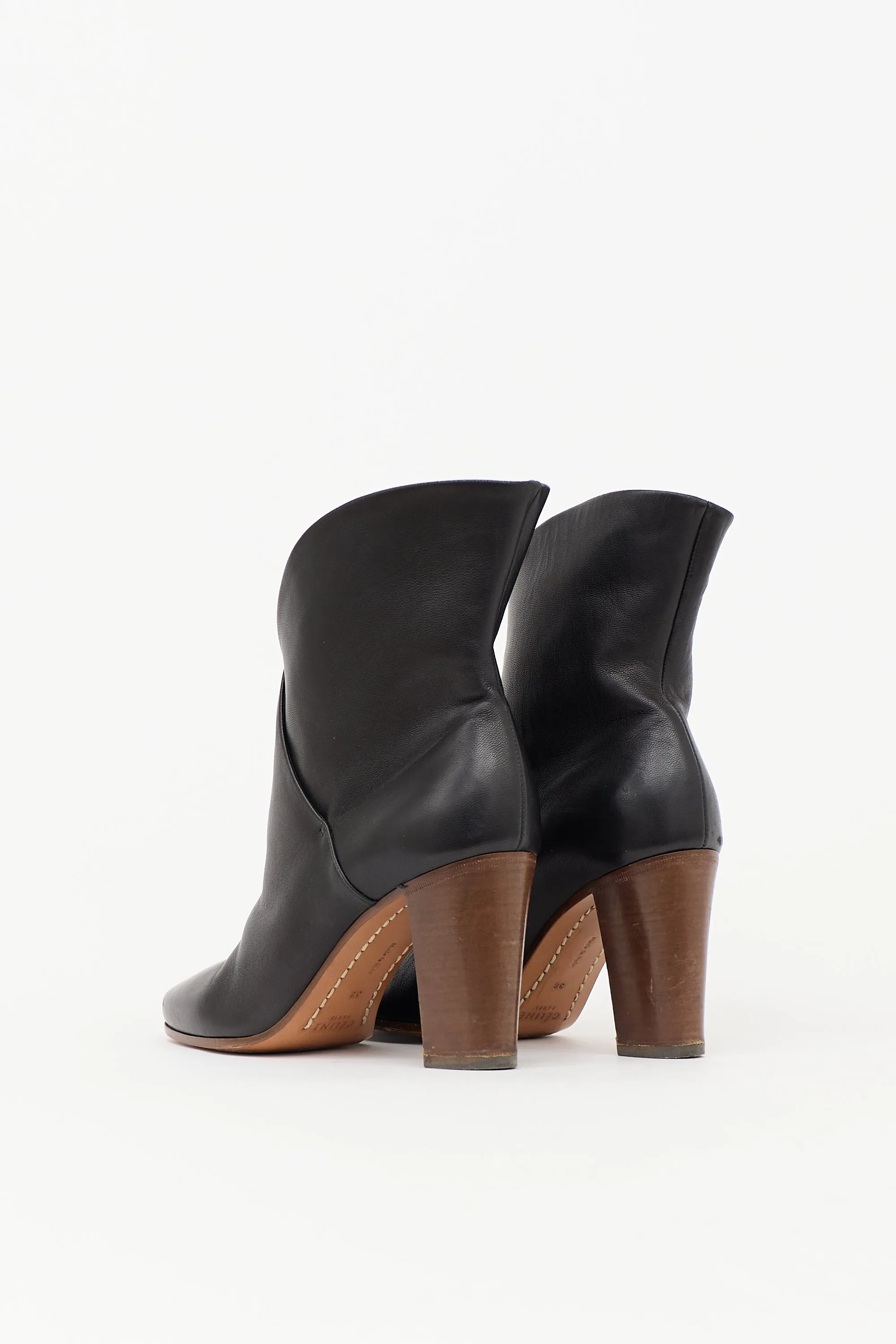 Leather Wrap Ankle Boot sold by VSP Consignment product image thumbnail 4