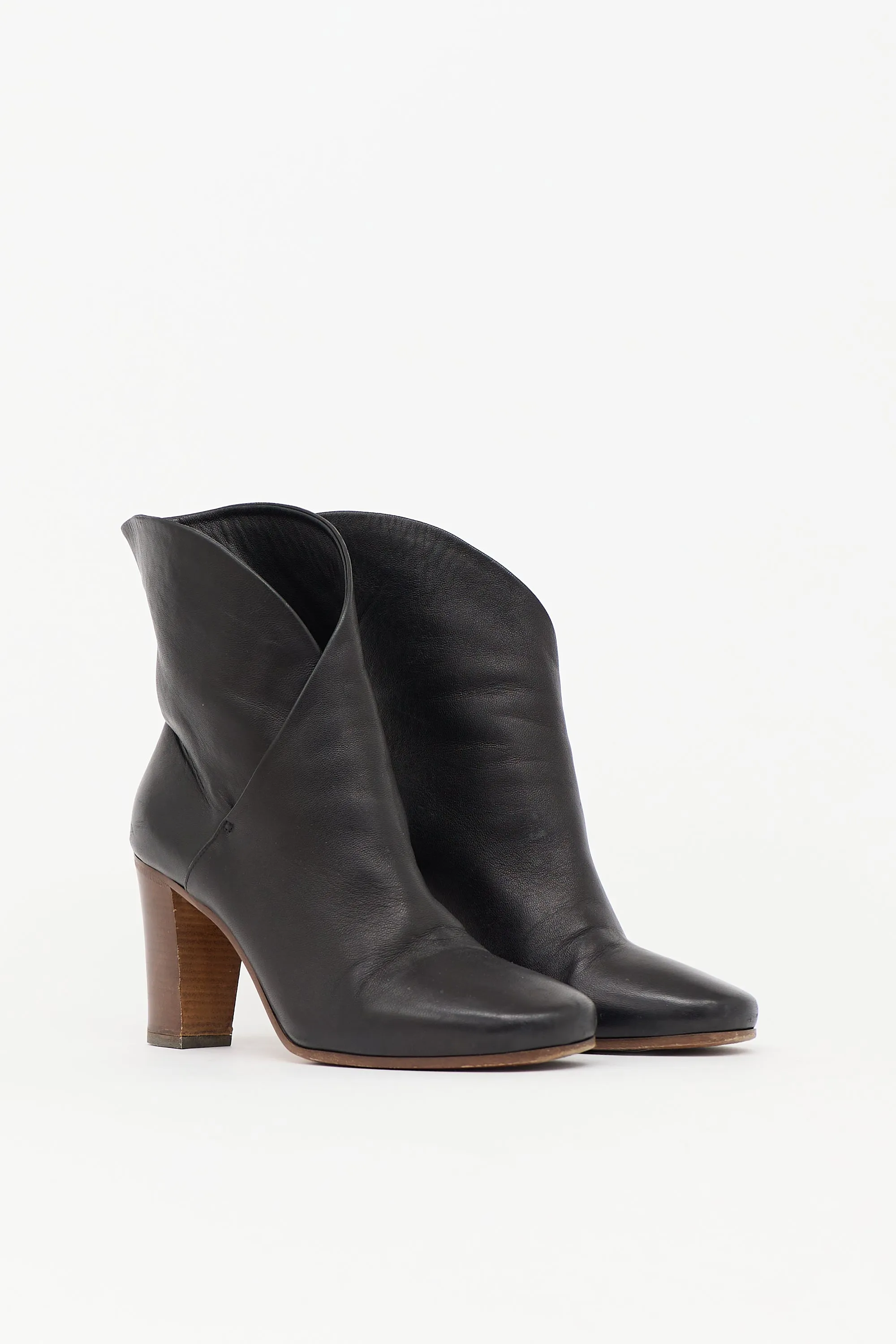 Leather Wrap Ankle Boot sold by VSP Consignment product image thumbnail 2