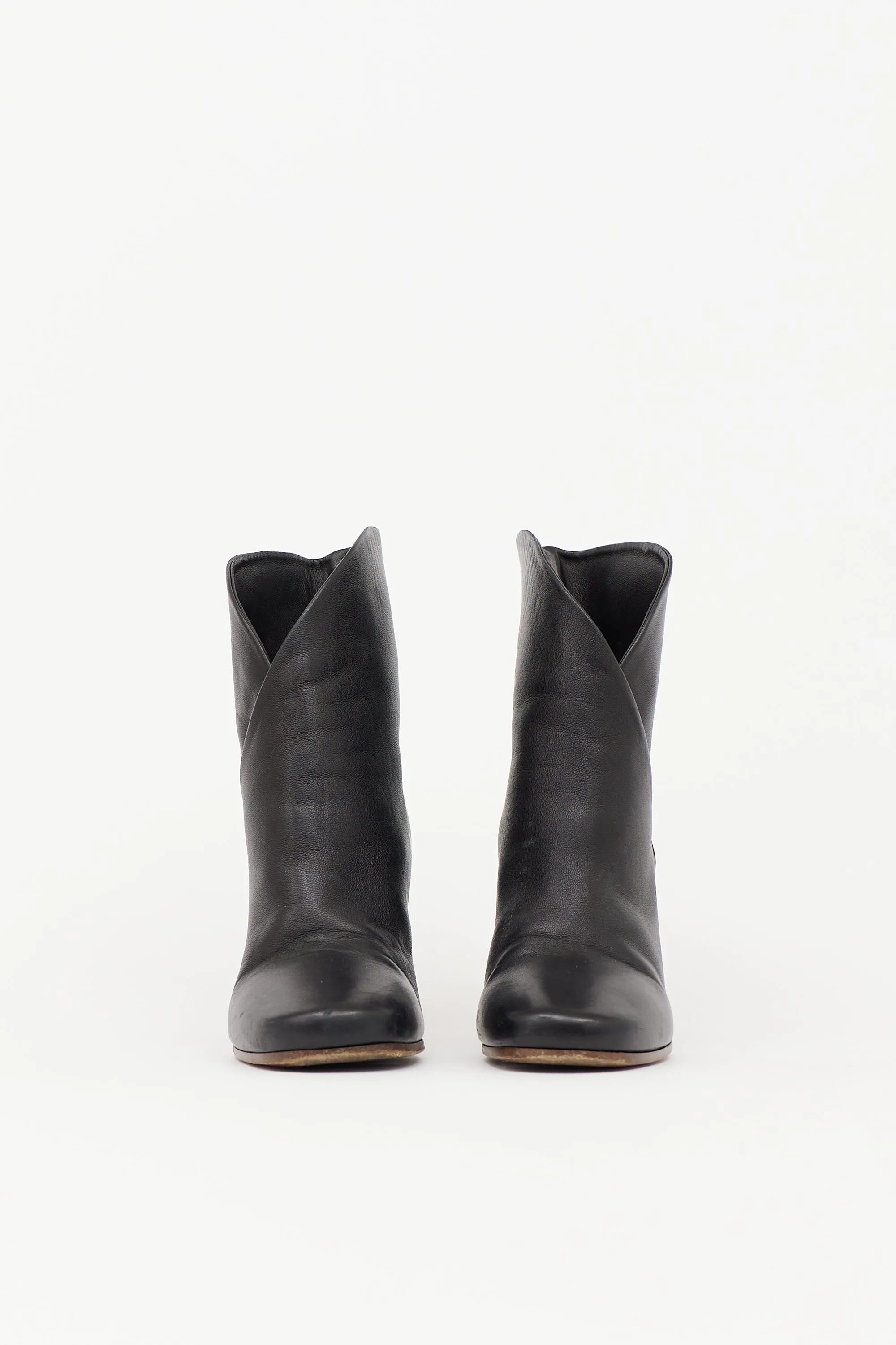Leather Wrap Ankle Boot sold by VSP Consignment product image thumbnail 3