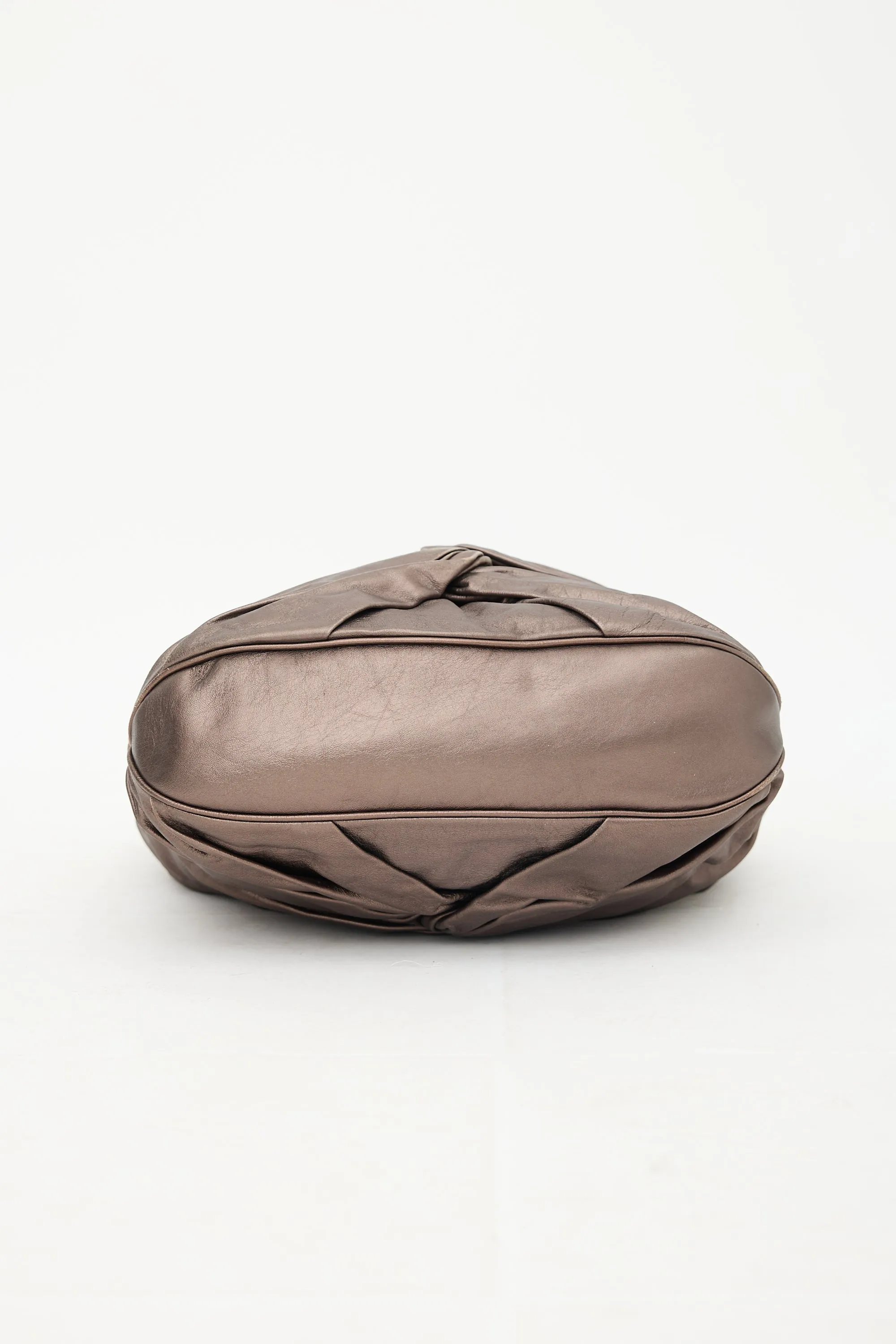Metallic Leather Maggie Knot Bag sold by VSP Consignment product image thumbnail 5