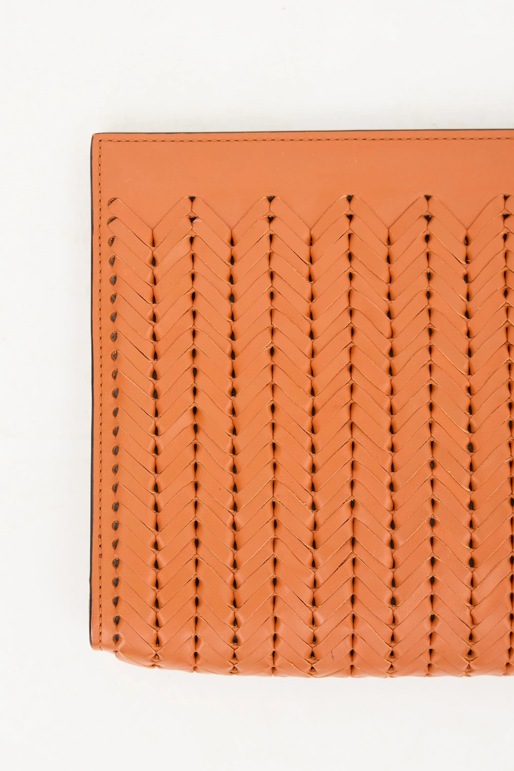 Woven Leather Clutch sold by VSP Consignment product image thumbnail 3