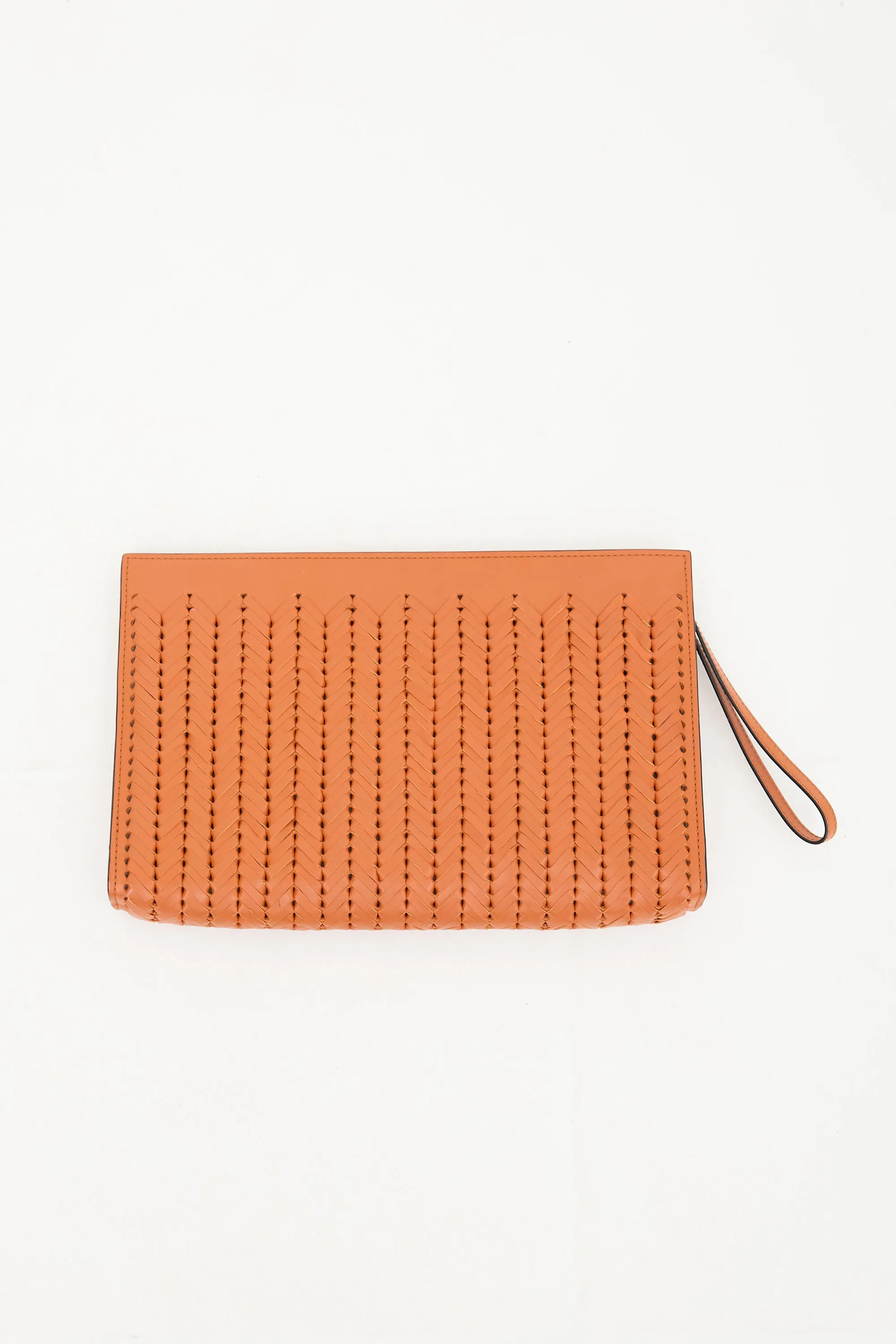 Woven Leather Clutch sold by VSP Consignment product image thumbnail 2