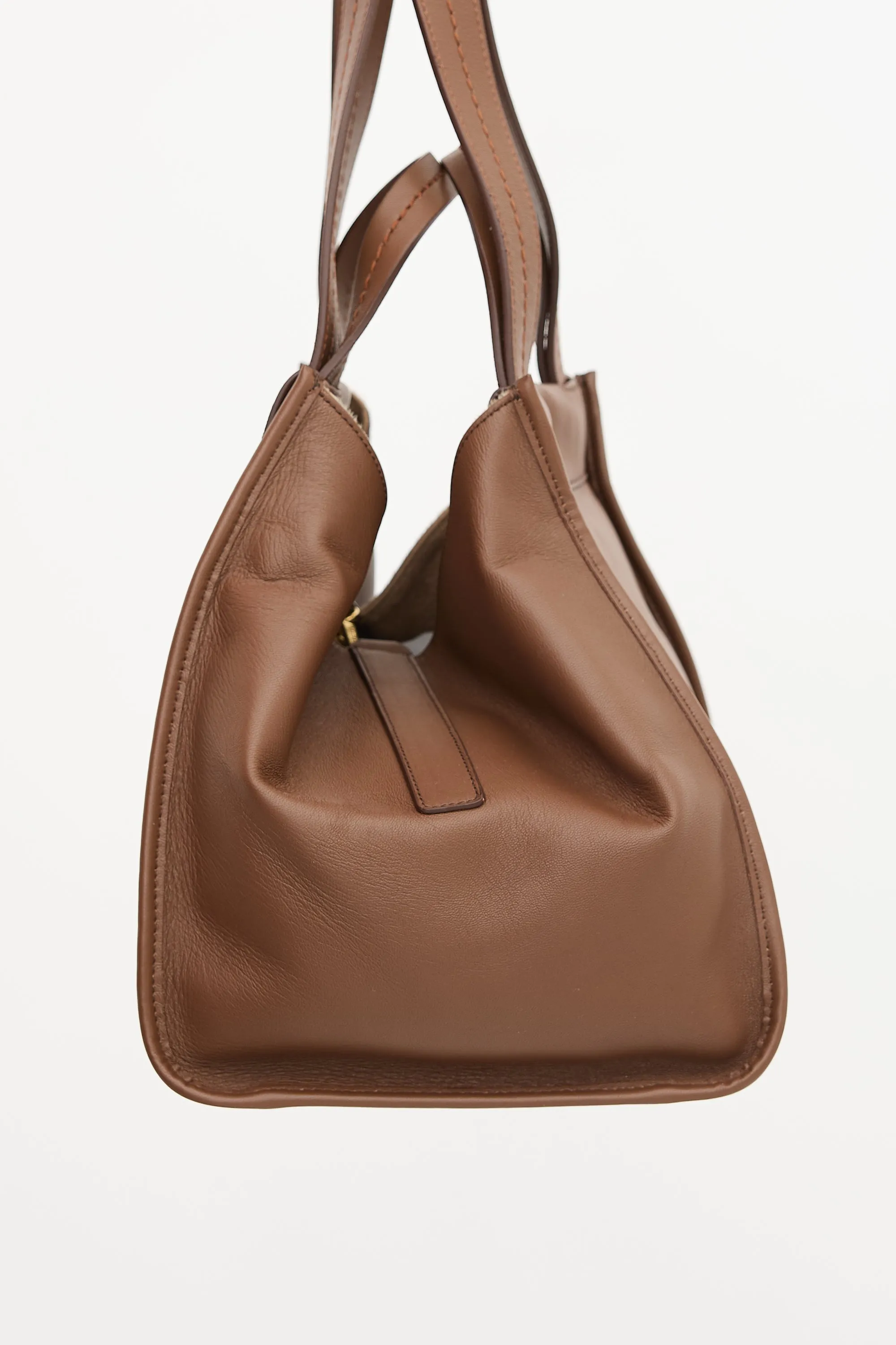 Leather & Cashmere Anit Reversible Bag sold by VSP Consignment product image thumbnail 4