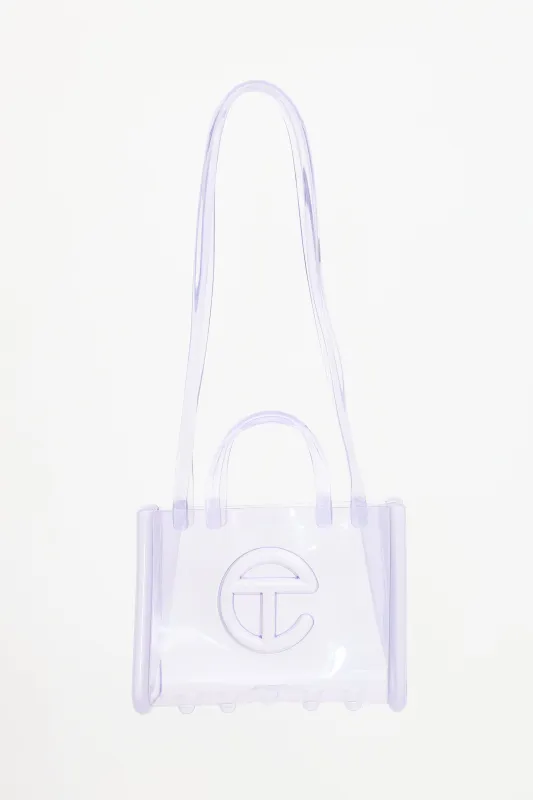 X Melissa Medium Jelly Shopper Bag made by Telfar