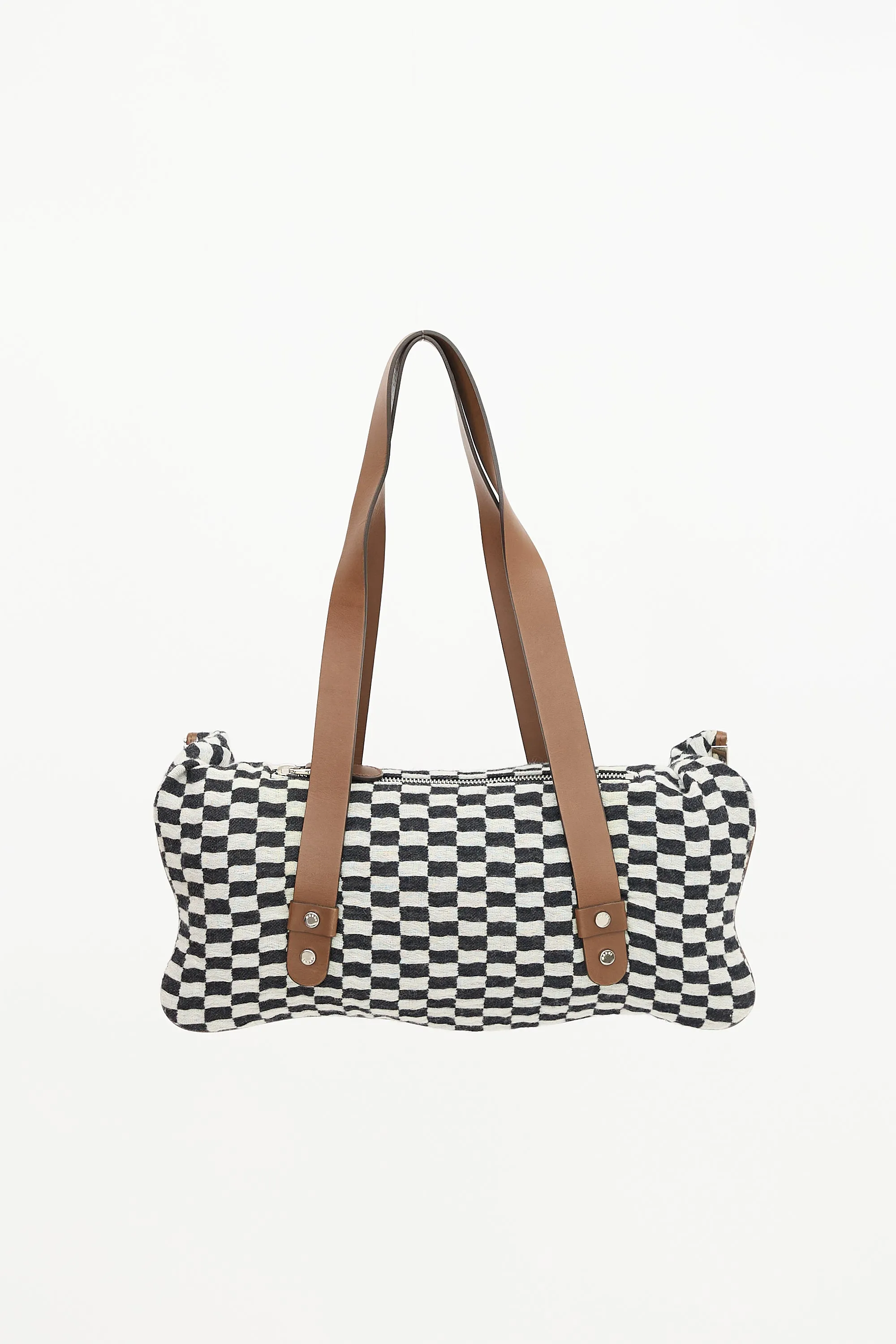 FW 2009 Checker Folded Shoulder Bag sold by VSP Consignment product image thumbnail 2