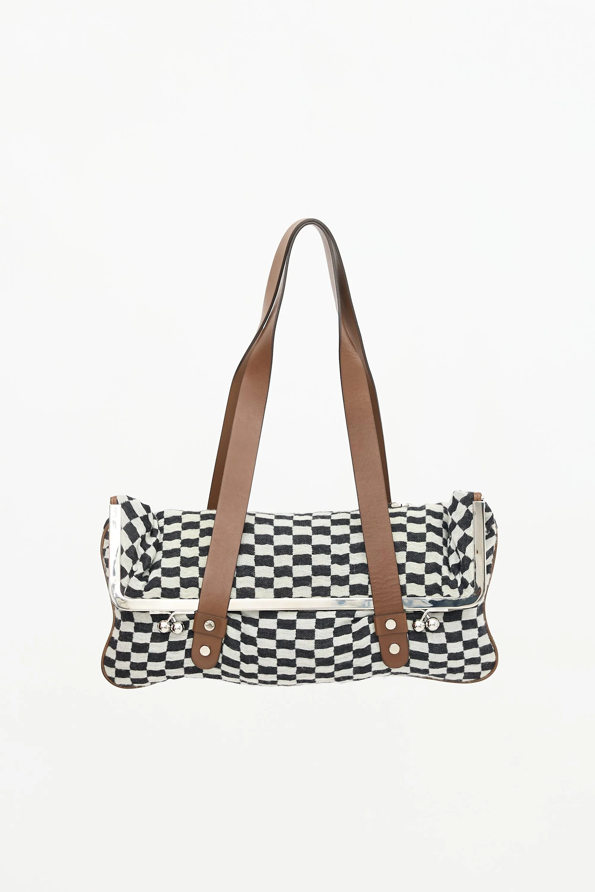 FW 2009 Checker Folded Shoulder Bag sold by VSP Consignment