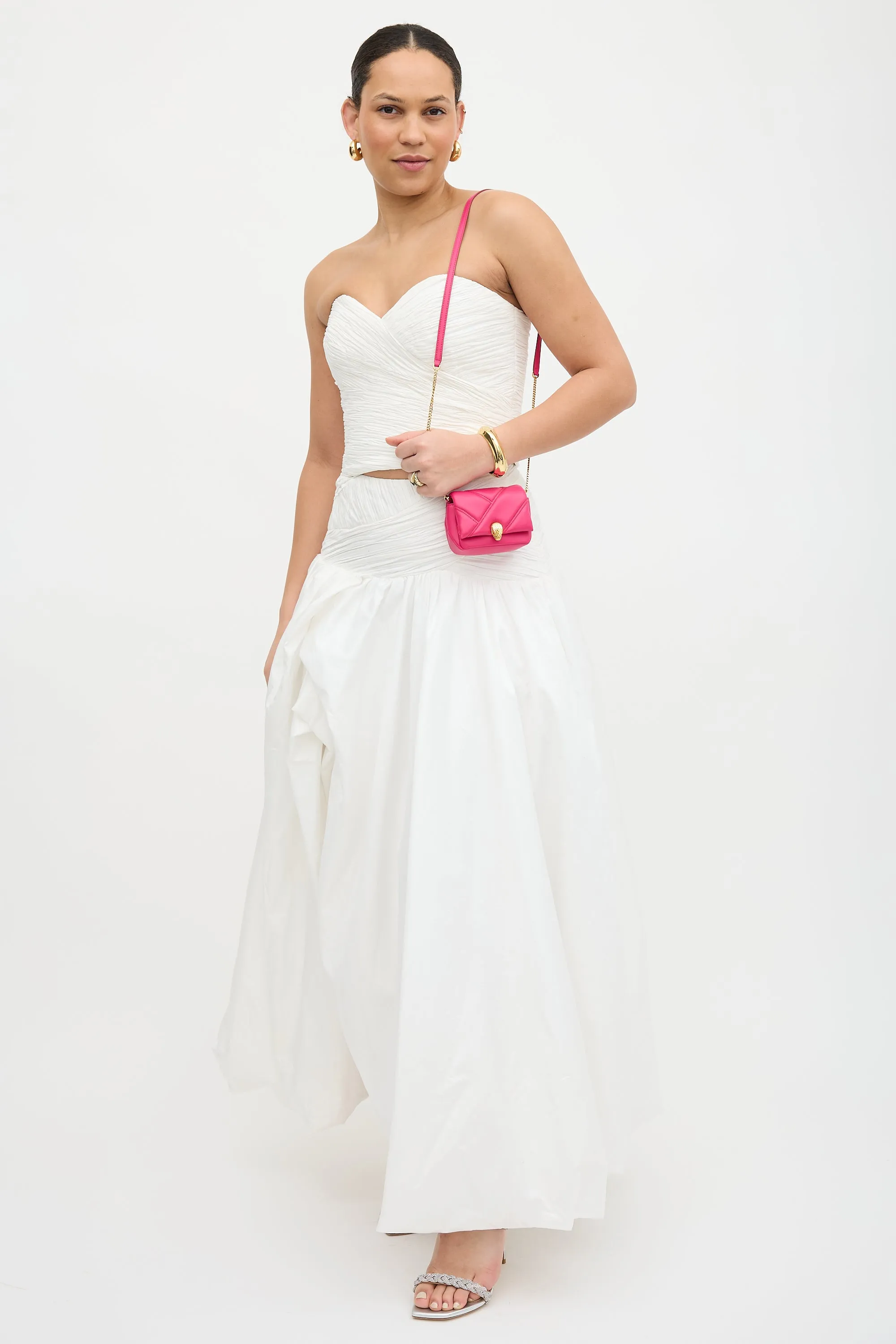Leather Serpenti Cabochon Micro Bag sold by VSP Consignment product image thumbnail 3