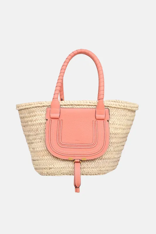 Straw Marcie Tote Bag made by Chloe