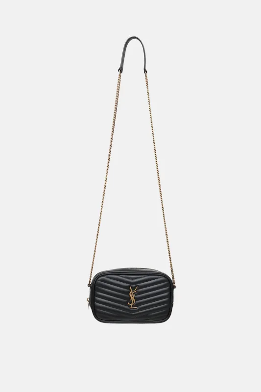 Quilted Lou Mini Camera Bag made by Yves Saint Laurent