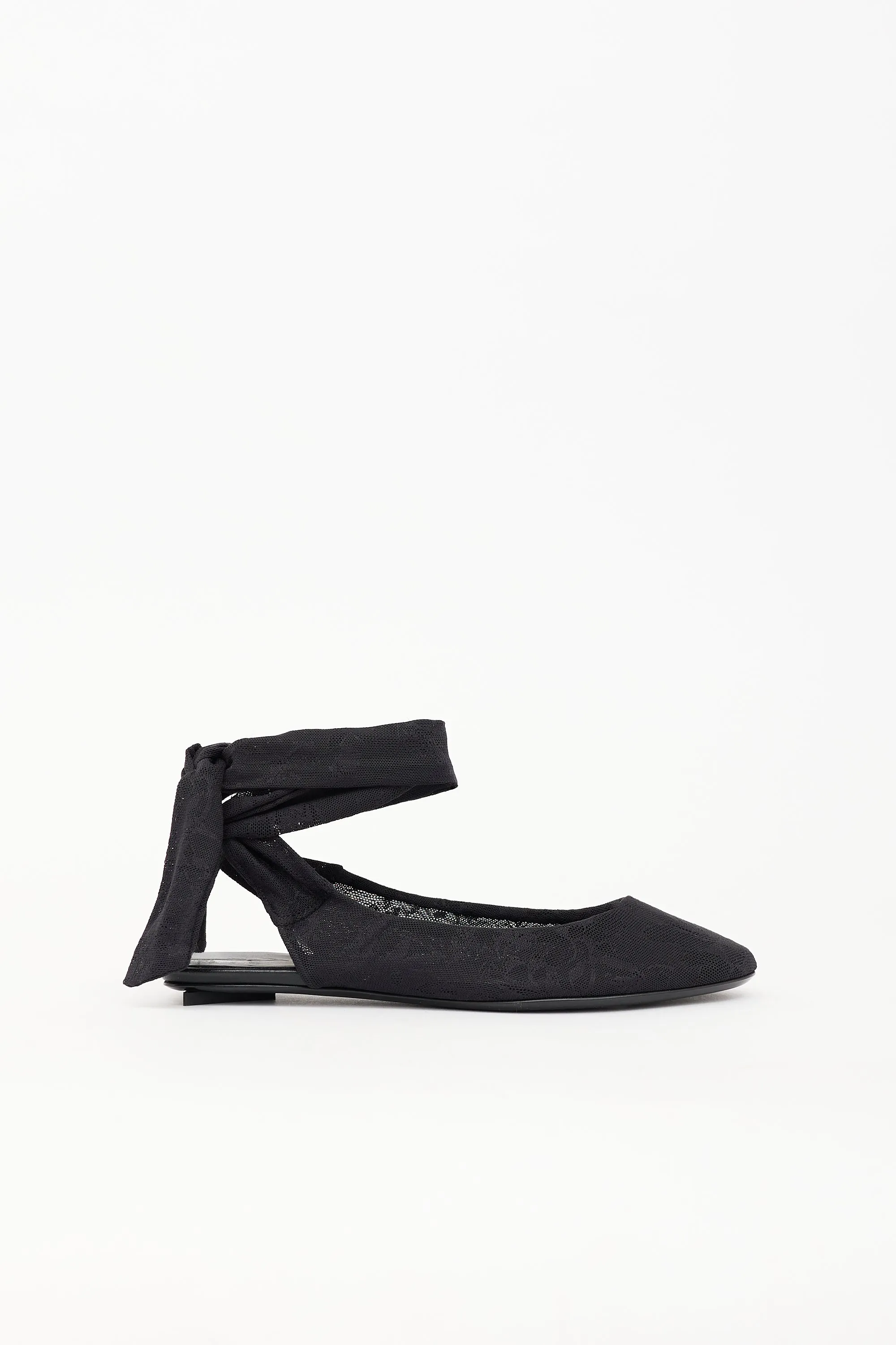 Lace Mesh Cloe Flat sold by VSP Consignment