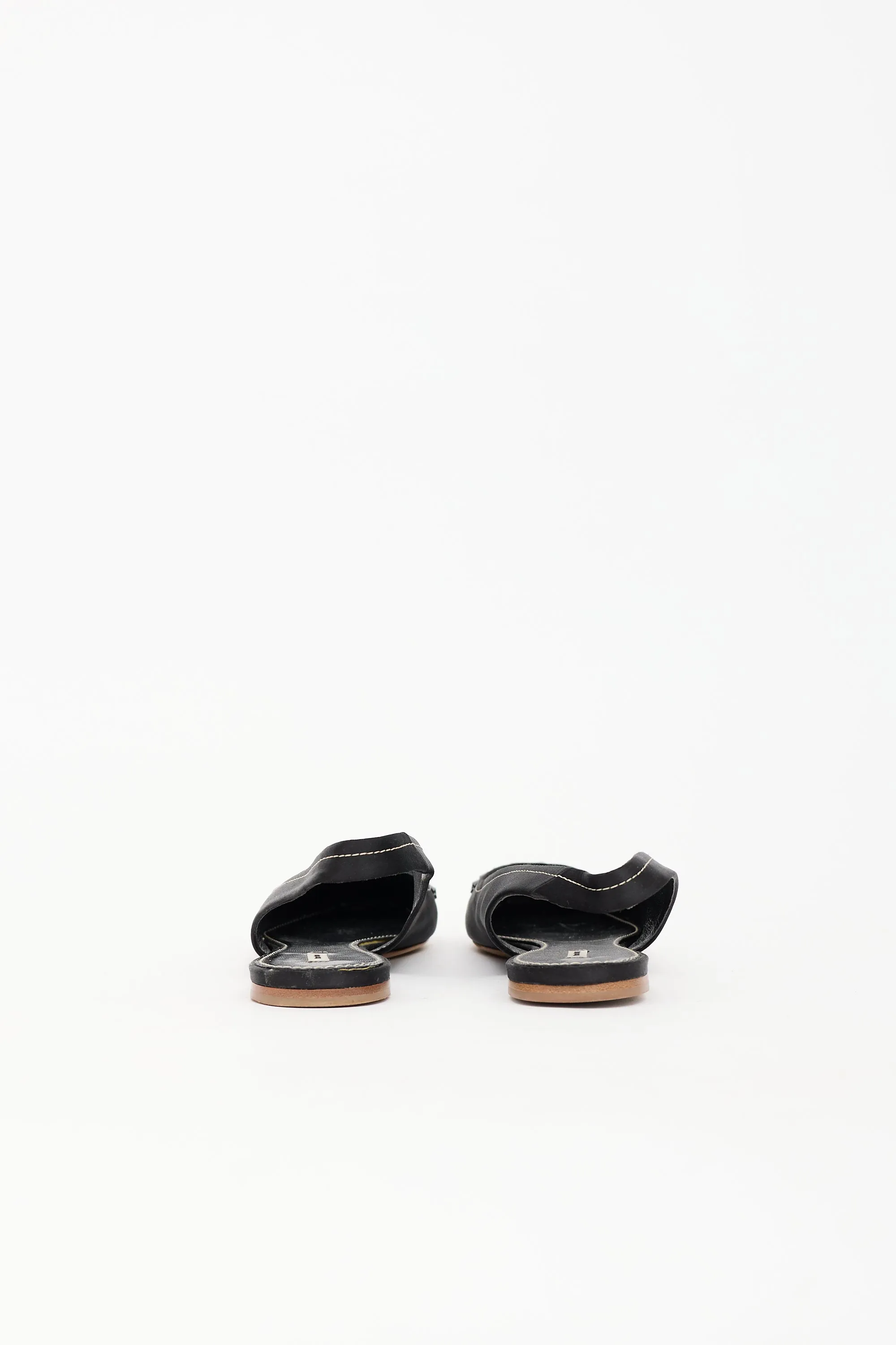 Satin Slingback Flat sold by VSP Consignment product image thumbnail 4