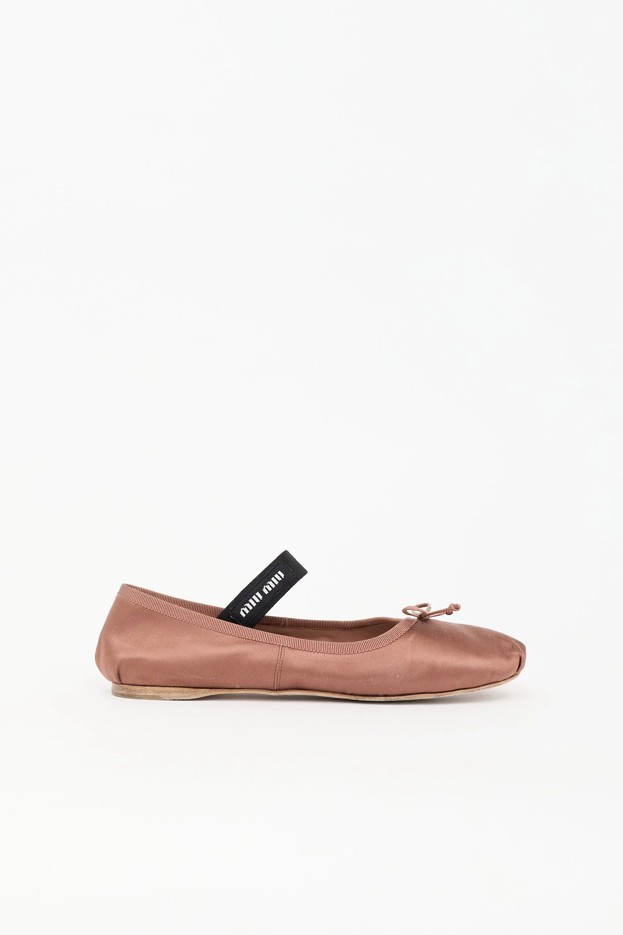 Satin Ballet Flat sold by VSP Consignment