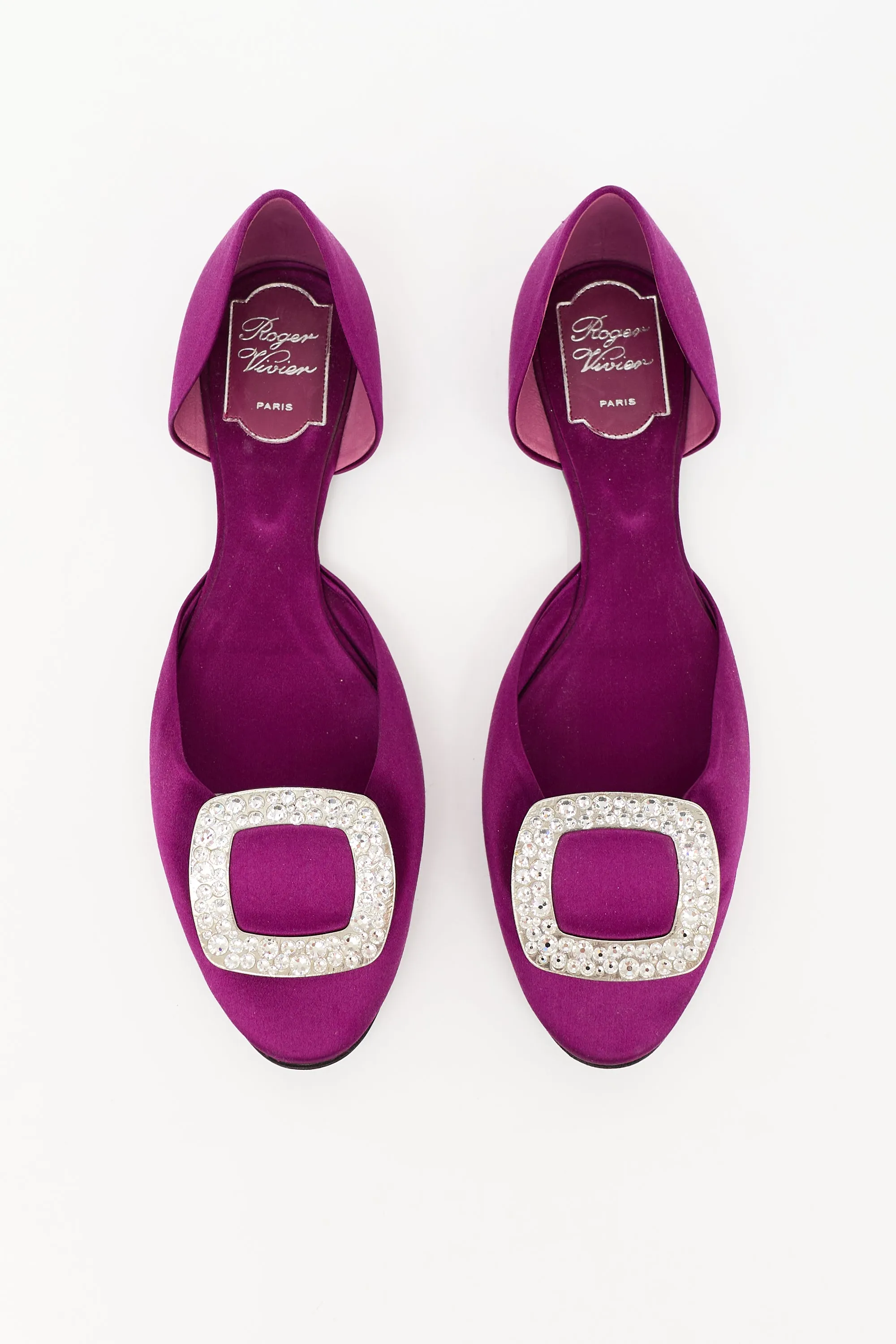 Satin Buckle D'Orsay Flat sold by VSP Consignment product image thumbnail 2