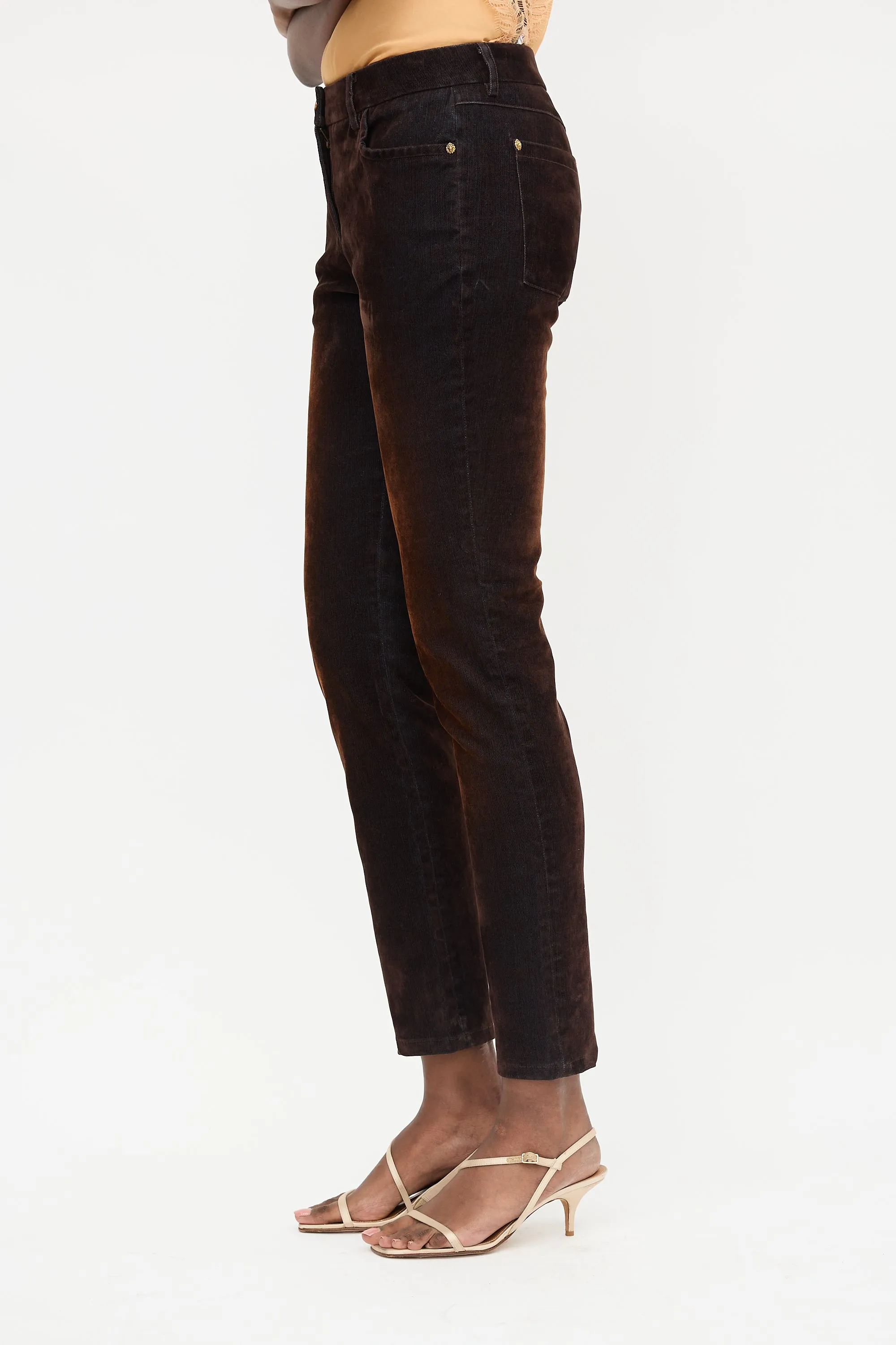 Iridescent Velvet Pant sold by VSP Consignment product image thumbnail 3