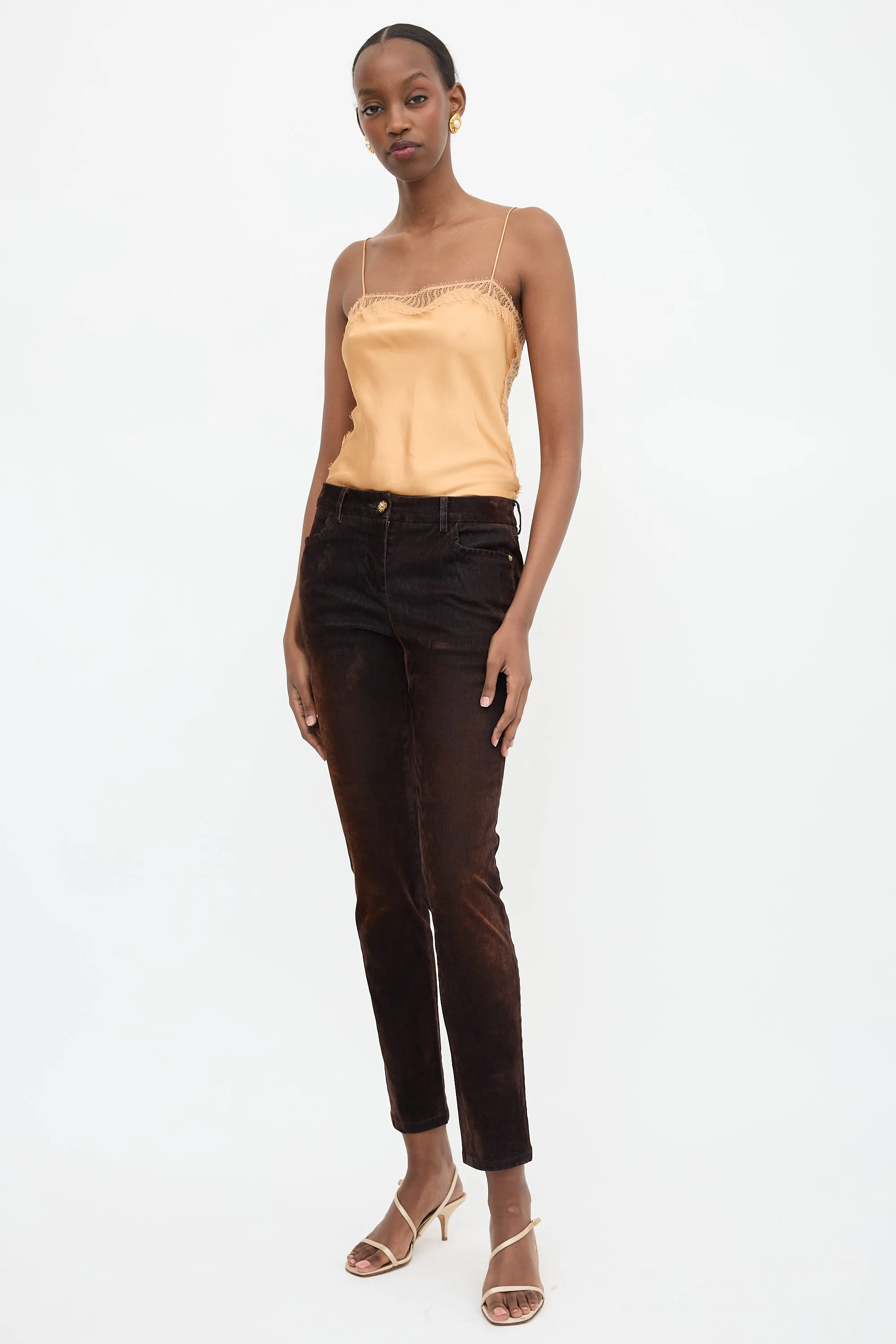 Iridescent Velvet Pant sold by VSP Consignment product image thumbnail 2