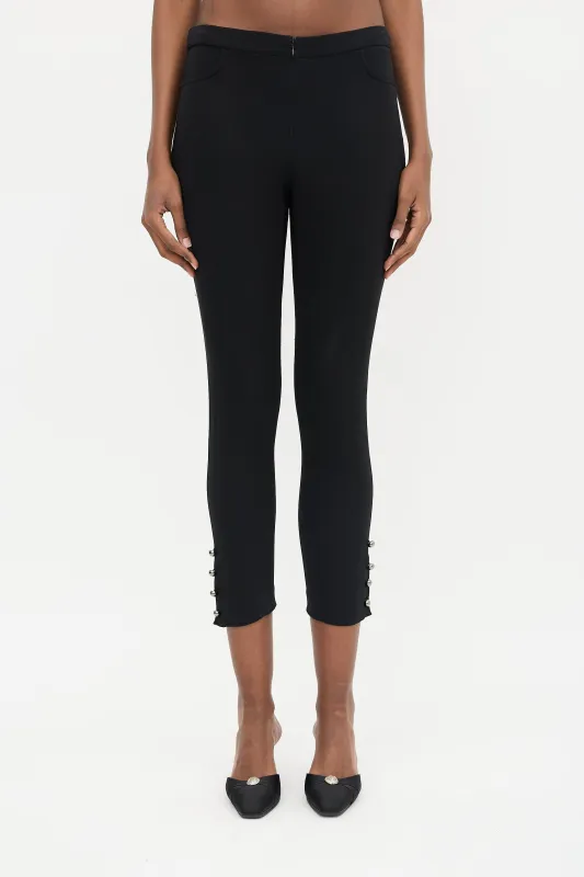 Silk Slim Leg Trouser made by Chanel