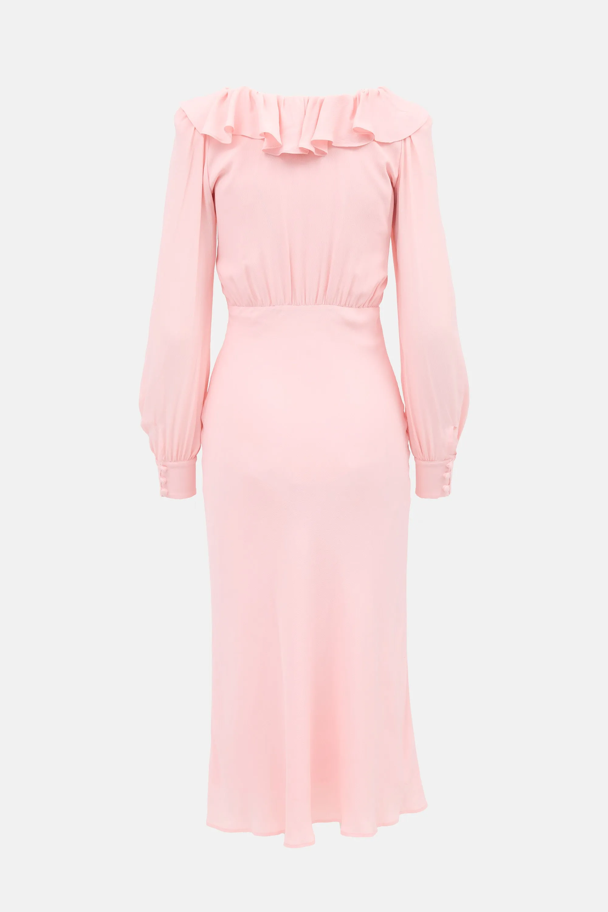 Silk Ruffled Dress sold by VSP Consignment product image thumbnail 2