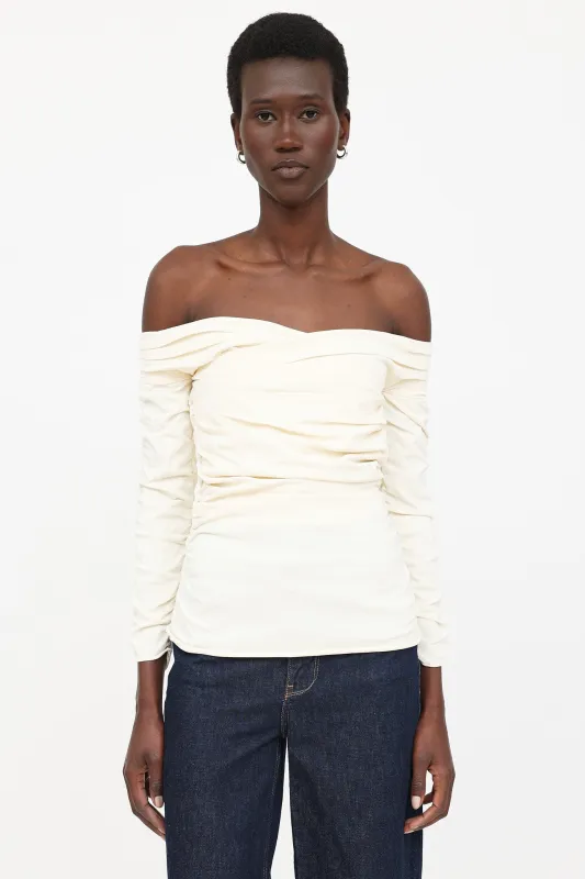 Zuri Ruched  Top made by KHAITE