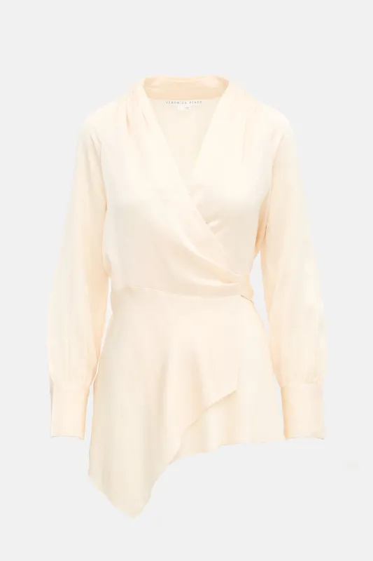 Silk Viv Wrap Blouse made by Veronica Beard