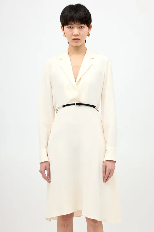 Silk Collared Dress made by Celine