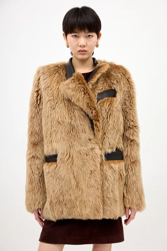 Fur & Leather Jacket made by KHAITE