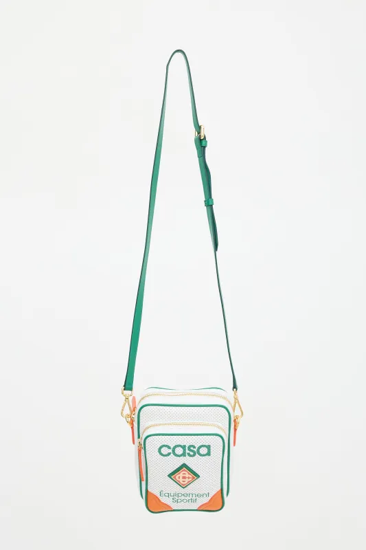 Perforated Leather Logo Bag made by Casablanca