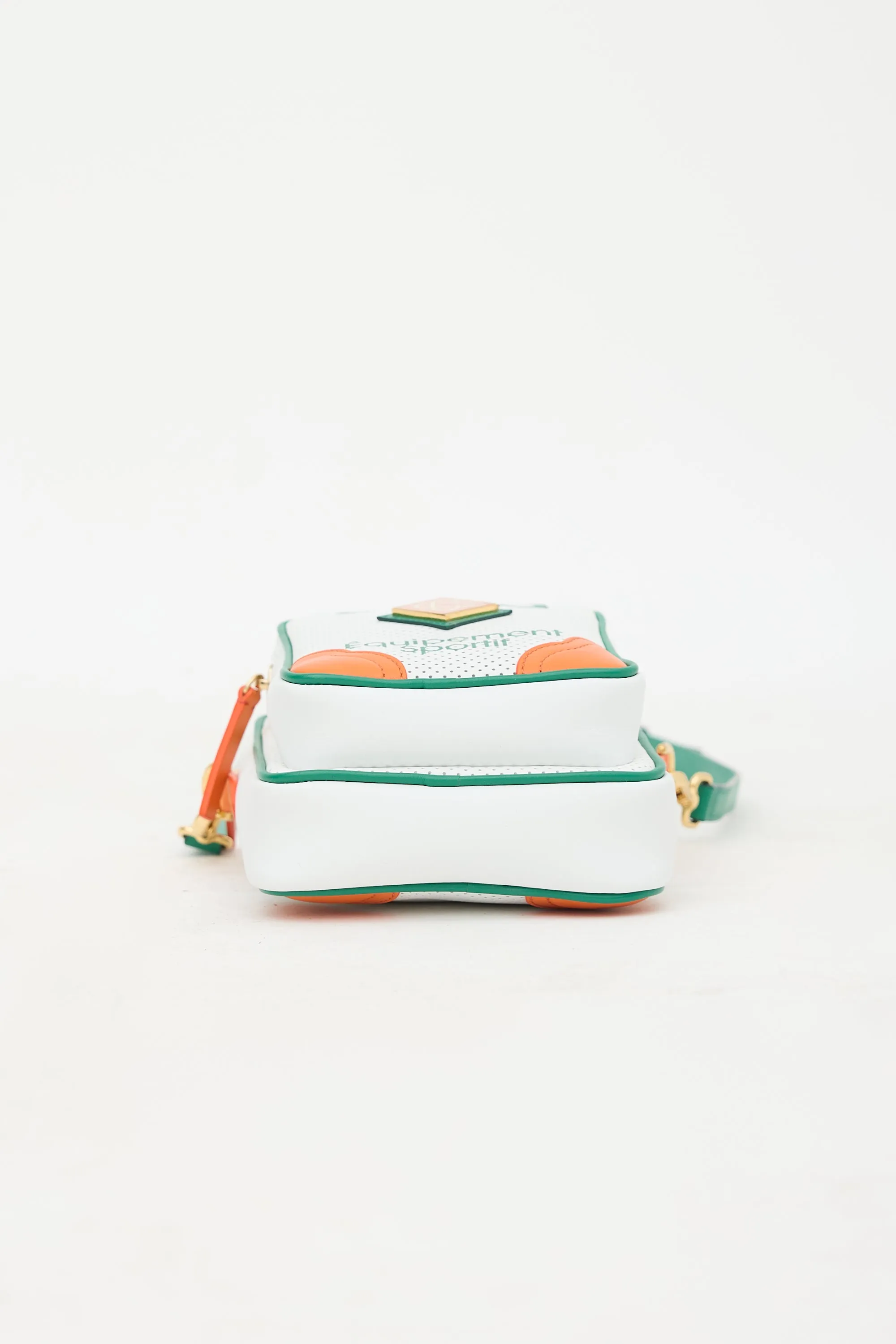 Perforated Leather Logo Bag sold by VSP Consignment product image thumbnail 5