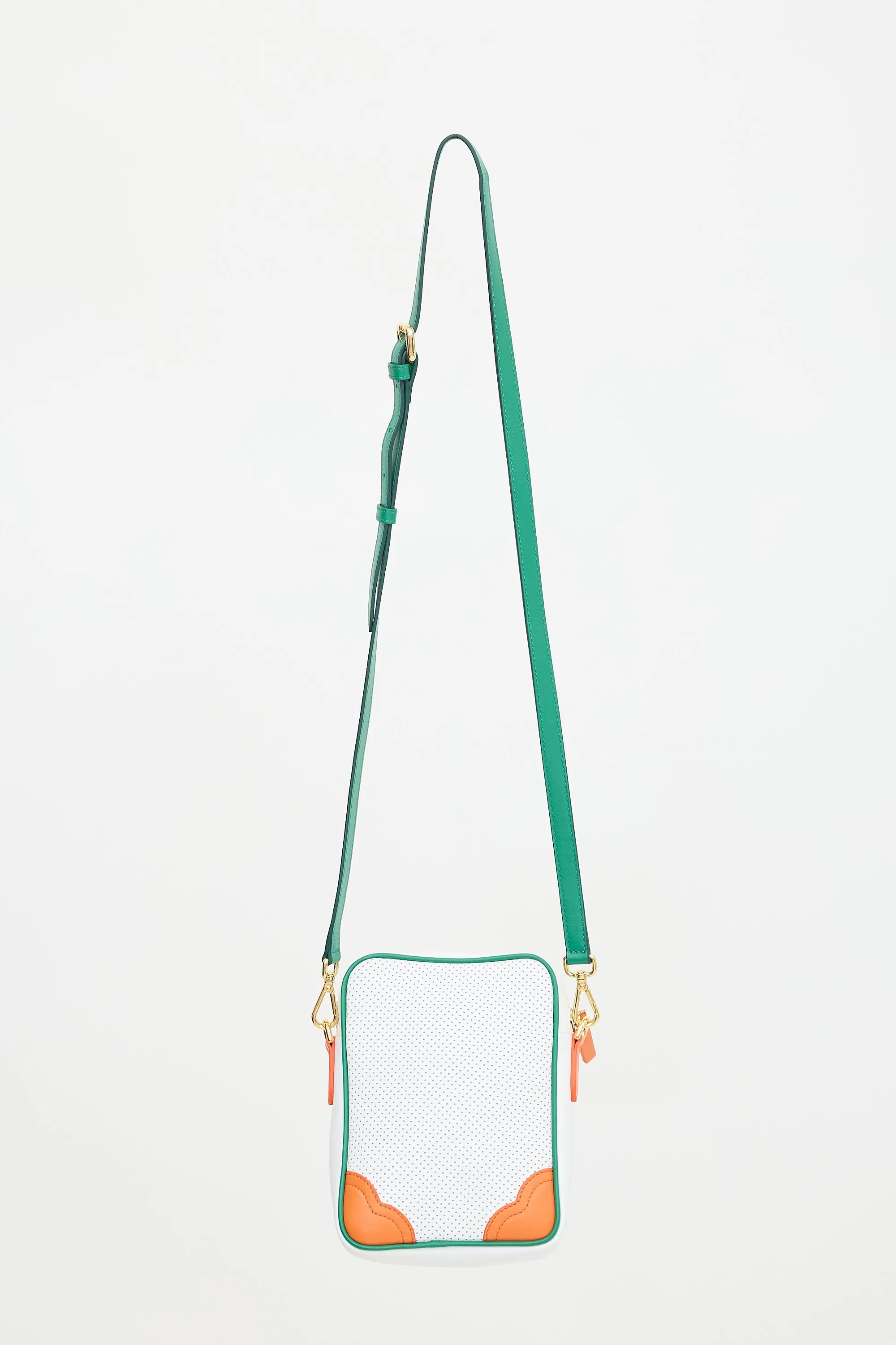 Perforated Leather Logo Bag sold by VSP Consignment product image thumbnail 2