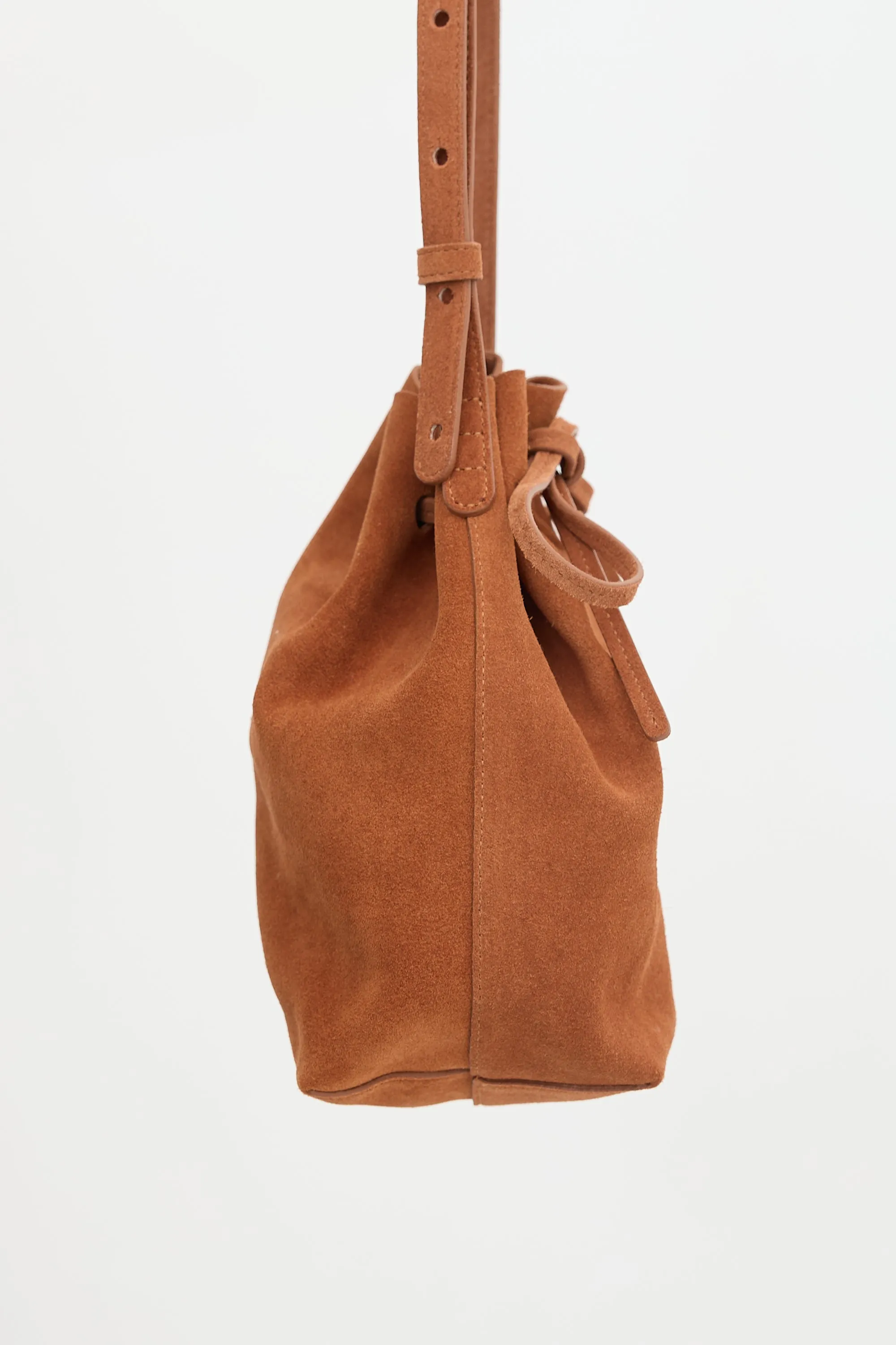 Suede Bucket Bag sold by VSP Consignment product image thumbnail 3
