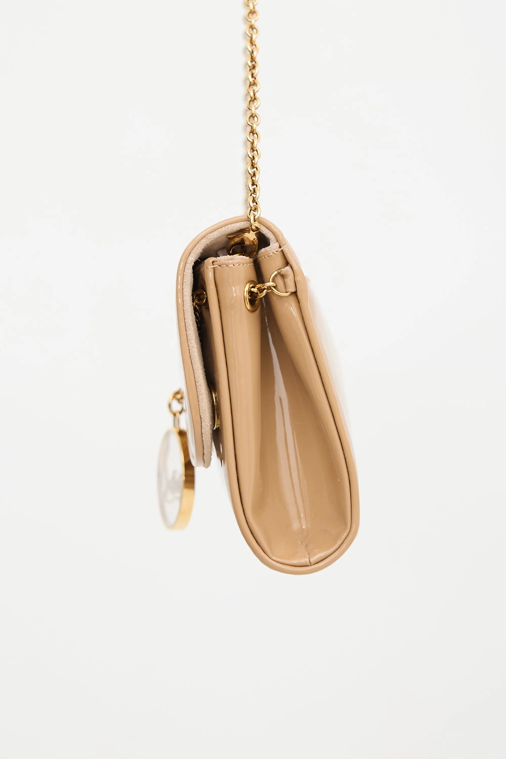 Patent Riviera Clutch sold by VSP Consignment product image thumbnail 4