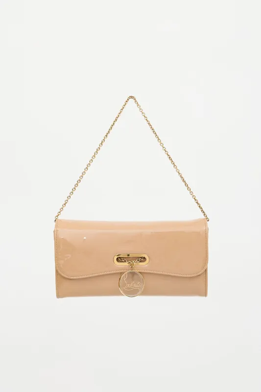 Patent Riviera Clutch made by Christian Louboutin